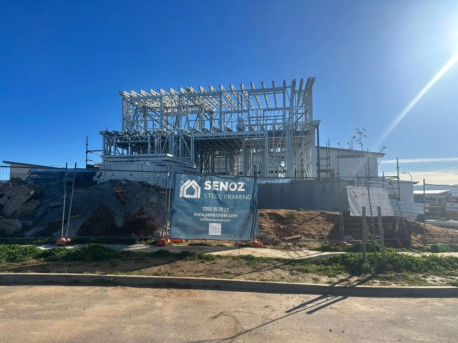 Jindabyne Residential steel framing project