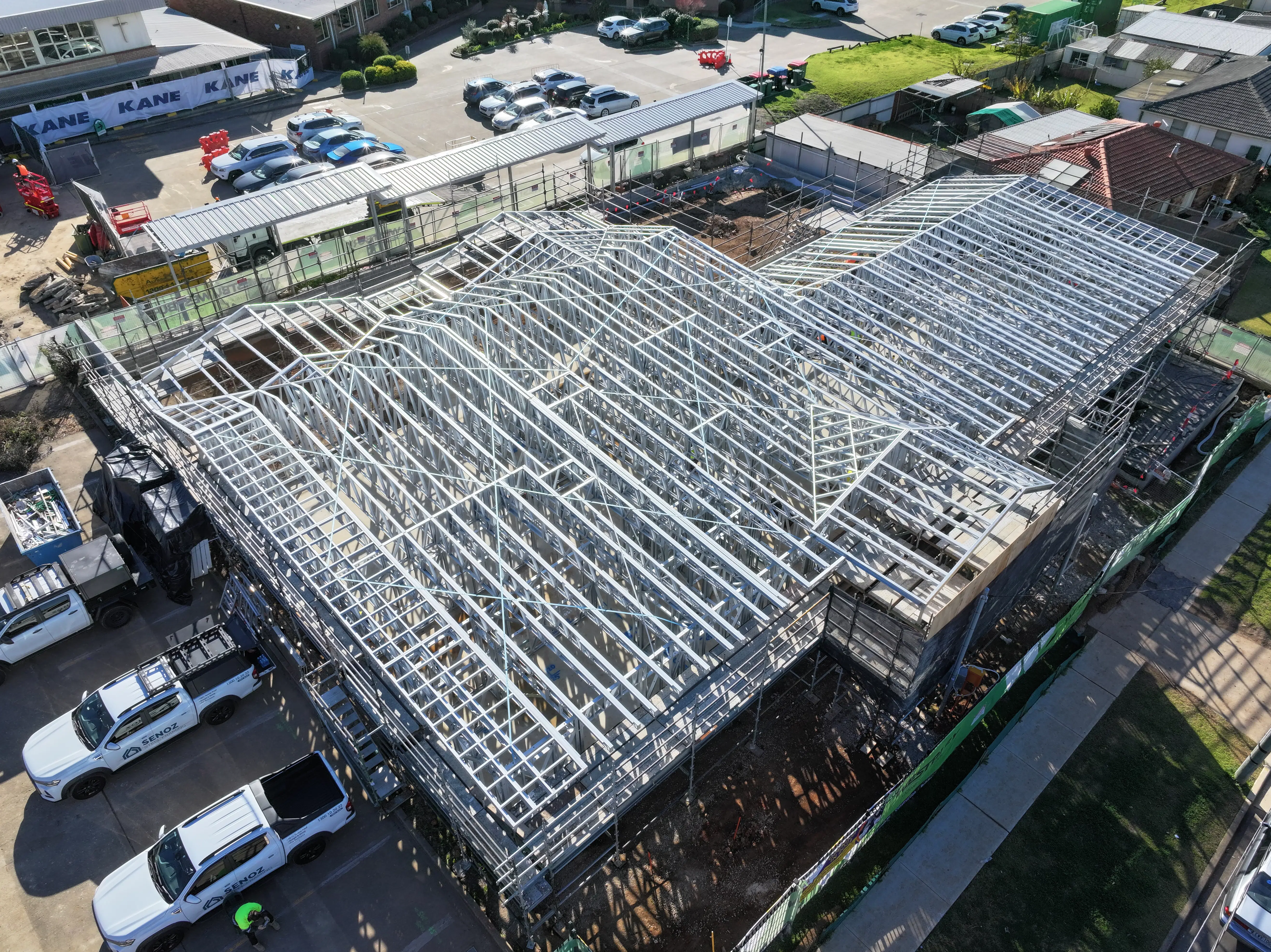 Lurnea childcare steel framing project